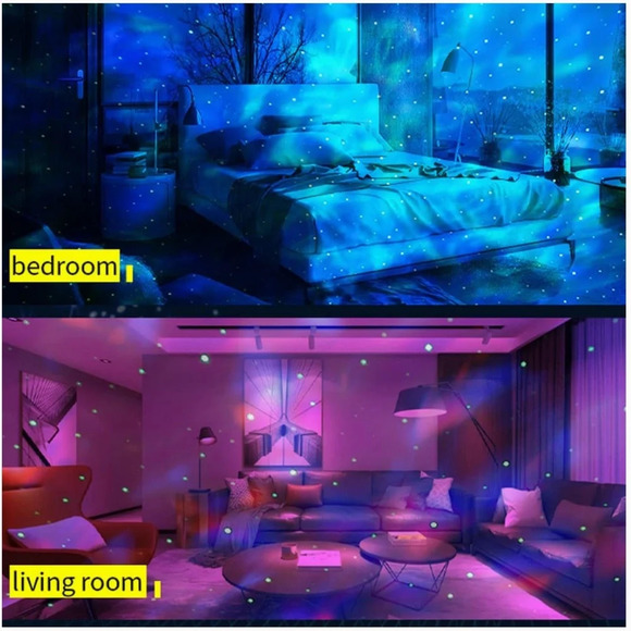 Star Projector, Galaxy Projector for Bedroom, Remote Control & White Noise - Picture 6 of 11
